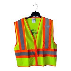 ML Kishigo Unisex Size XL Cargill Utility Uniform Full Zip V-Neck Work Clothing